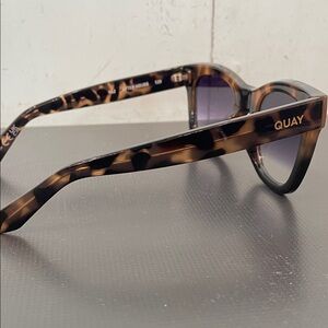 Quay Australia Brown Patterned Sunglasses